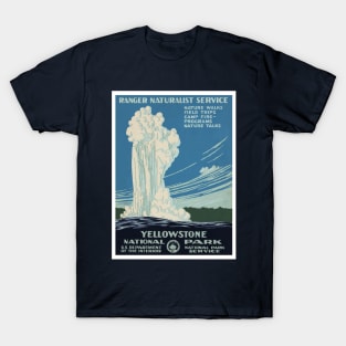 Vintage Yellowstone National Park Old Faithful T-Shirt